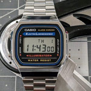 Casio A168 - Pure Unadulterated Bling!